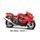 Model KAWASAKI Ninja ZX-14 1:18 - červená
