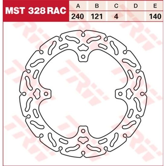 RACING Brzdový kotouč MST328RAC