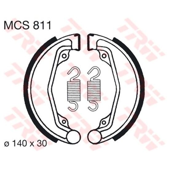 Brzdové pakny MCS811