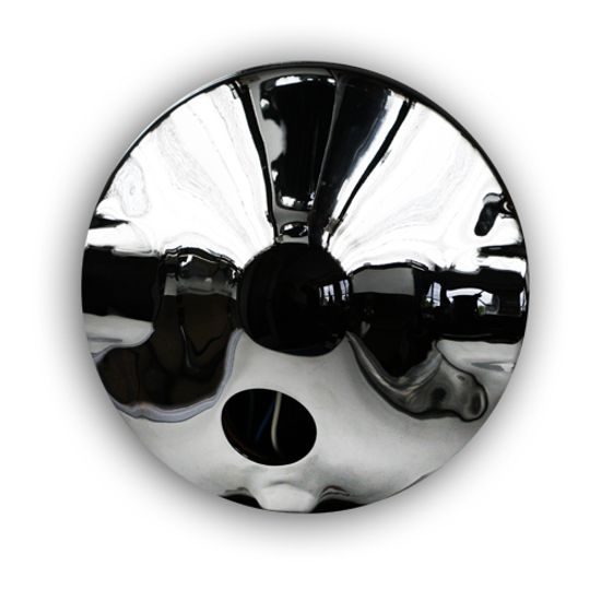 7" hlavní světlo LTD s bočním uchycením, homologované, chromové (2)