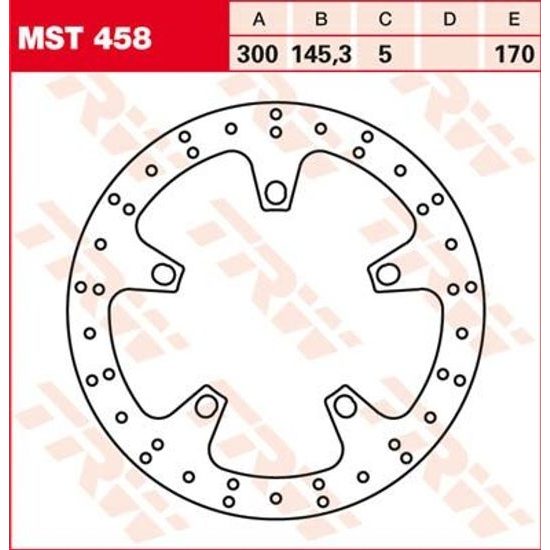 Brzdový kotouč MST458