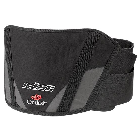 Büse Outlast® ledvinový pás černý/ tmavě šedý