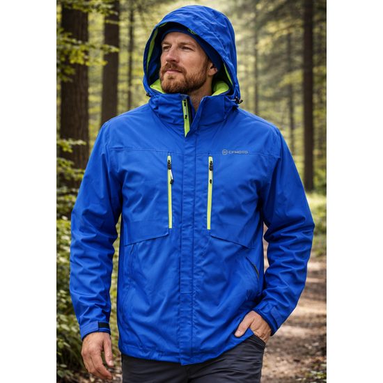 3v1 Bunda + mikina CFMOTO (modrá Peacock)