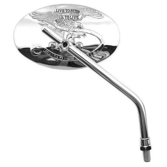 Moto zrcátko chromové CHOPPER EAGLE SOAR