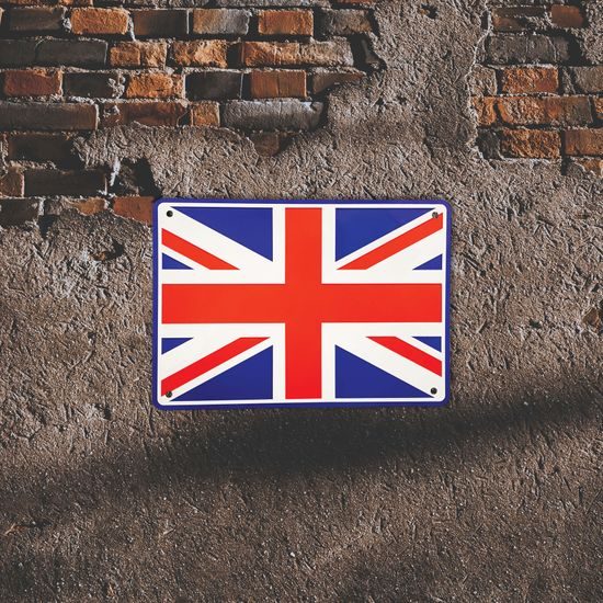 Tabulka- parkovací cedule - Union Jack