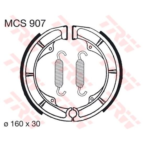 Brzdové pakny MCS907