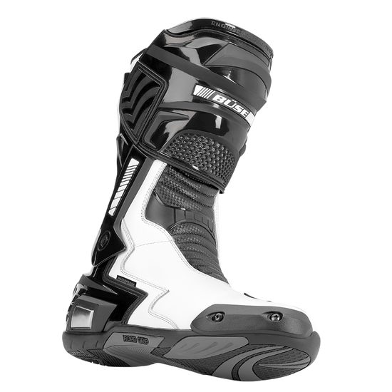 SBX moto obuv voděodolná černá/bílá, velikost 39