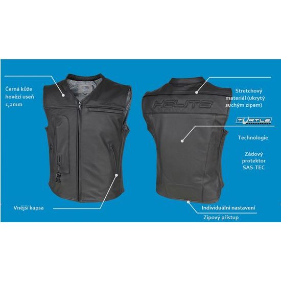 Airbagová CHOPPER vesta CUSTOM- poslední kus 3XL