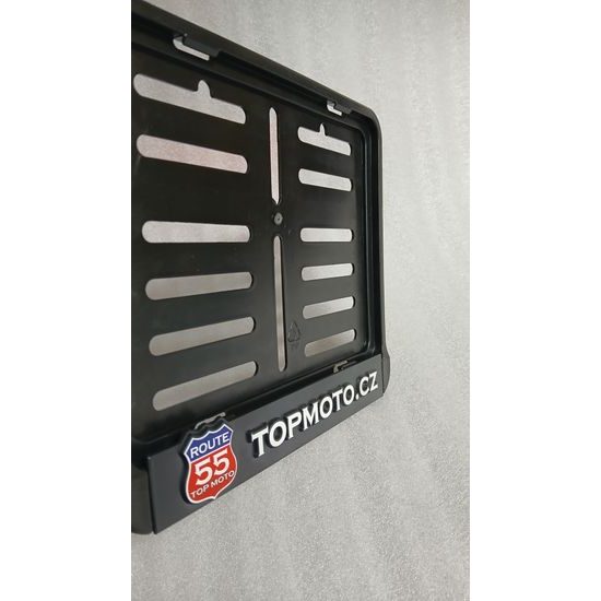 Podložka pod moto SPZ s 3D lemem - Top moto Route 55