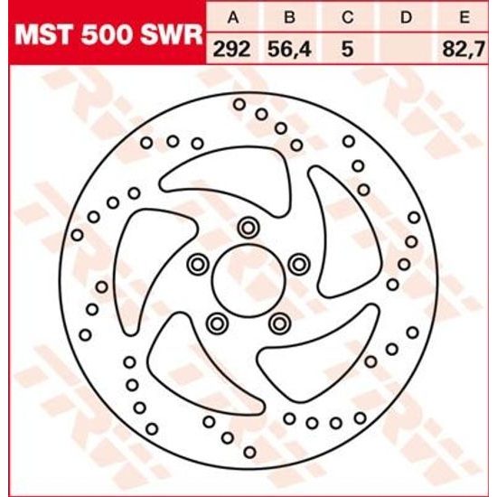 Brzdový kotouč MST500SWR