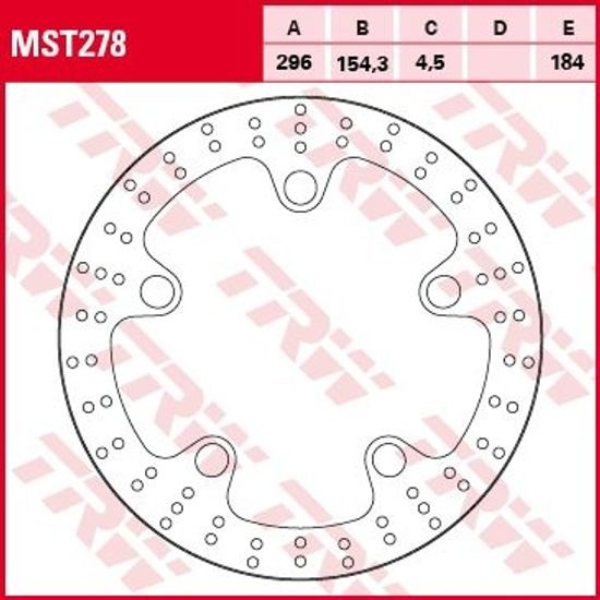 Brzdový kotouč MST278