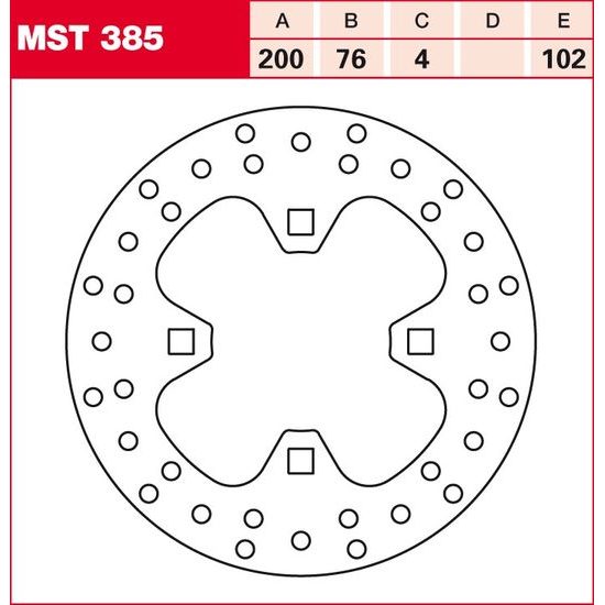 Brzdový kotouč MST385