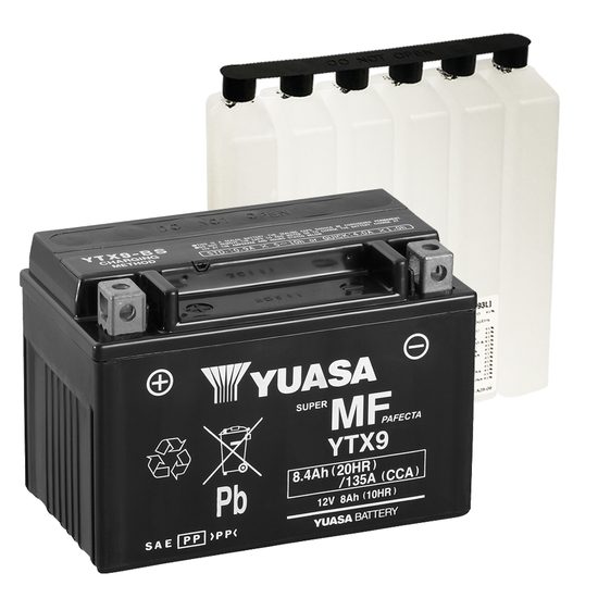 Yuasa bezúdržbová baterie YTX9-BS 12V/8A