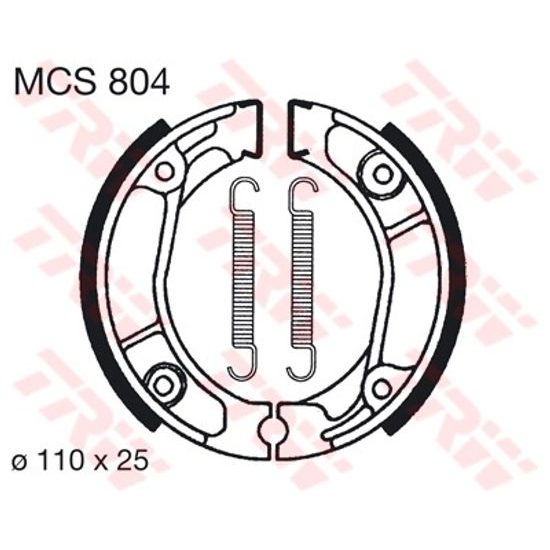 Brzdové pakny MCS804