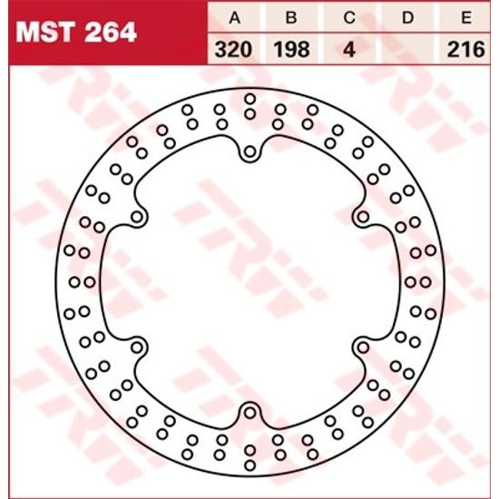 Brzdový kotouč MST264