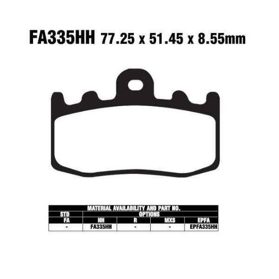 EBC FA335HH brzdové destičky