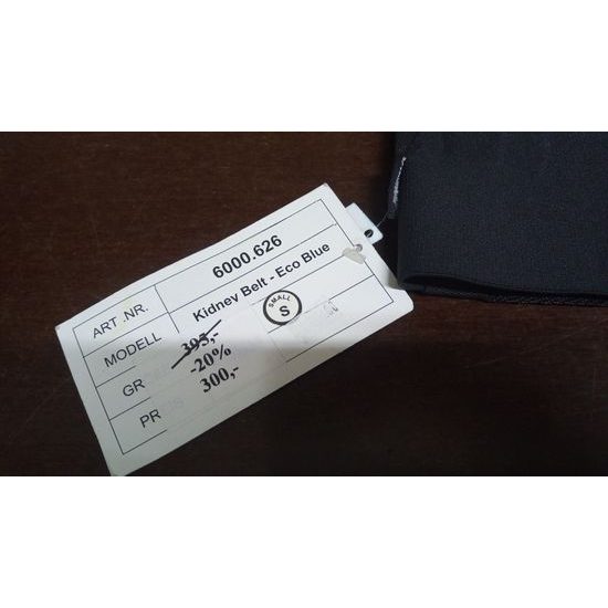 Ledvinový pás Germot, modro/ černý, velikost S