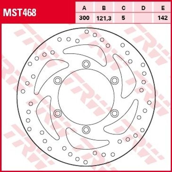 Brzdový kotouč MST468