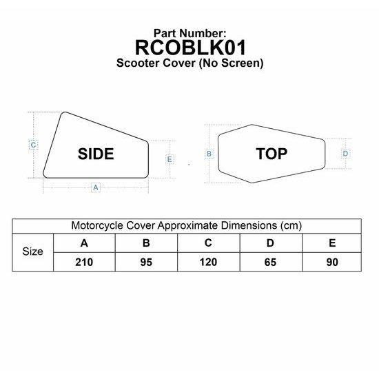 Bike It Nautica Outdoor nepromokavá plachta na skútry