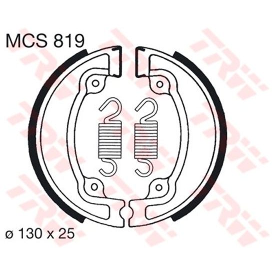 Brzdové pakny MCS819