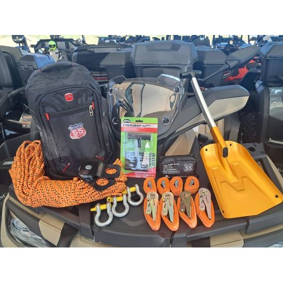 Vyprošťovací sada 17 dílná / pro čtyřkolky ATV, SSV, UTV