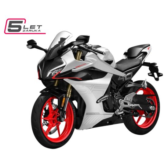 CFMOTO 450SR - Nebula White model 2025 - 2 kusy IHNED K ODBĚRU