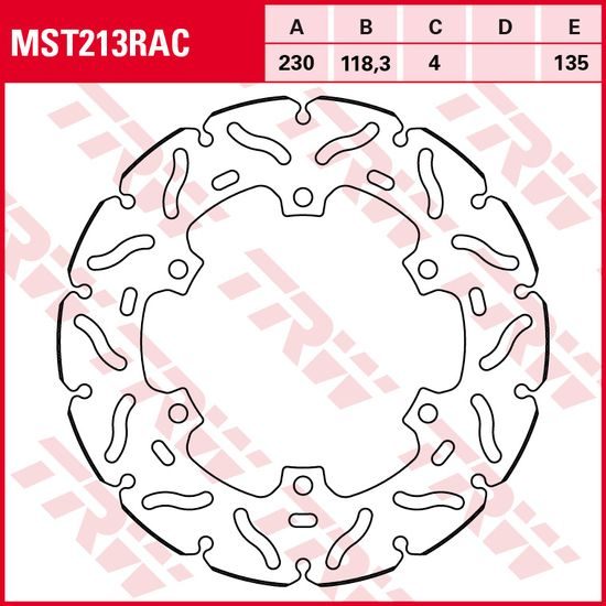 Brzdový kotouč MST213RAC