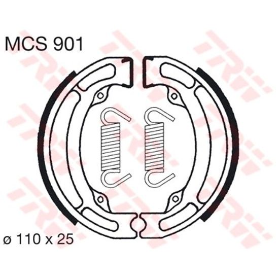 Brzdové pakny MCS901