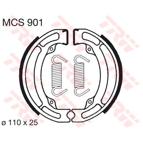 Brzdové pakny MCS901