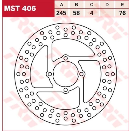 Brzdový kotouč MST406