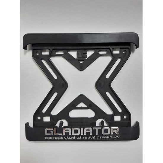 Podložka pod SPZ s 3D lemem - GLADIATOR