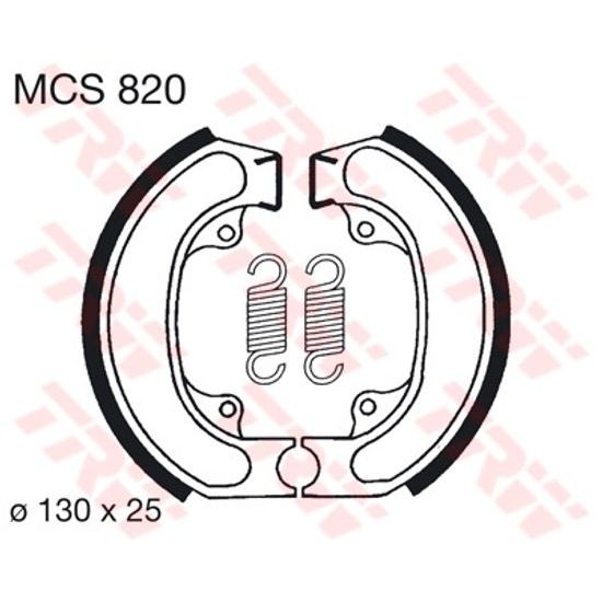 Brzdové pakny MCS820