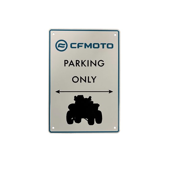 Plechová cedule CFMOTO ATV Parking