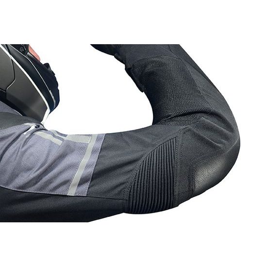 Textilní pasová letní airbagová bunda VENTED, šedá