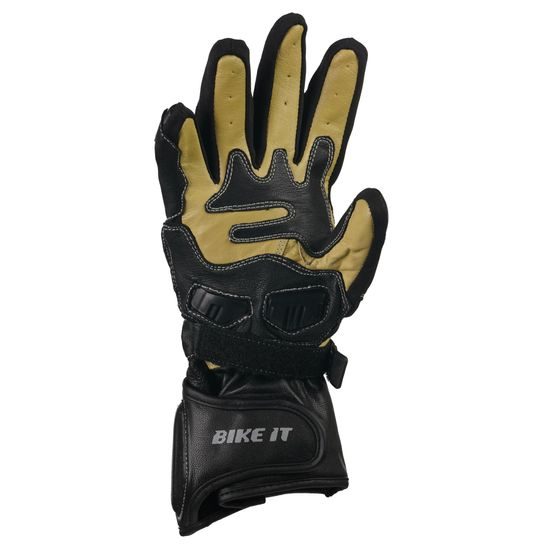 BIke It 'Ultimate Track glove' (UTG) sportovní kožené motocyklové rukavice