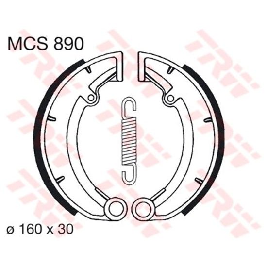 Brzdové pakny MCS890
