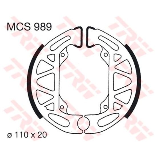 Brzdové pakny MCS989