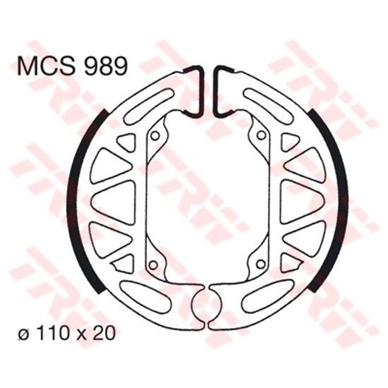 Brzdové pakny MCS989