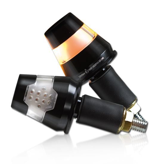 LED blinkry Conic do konců řídítek, homologované