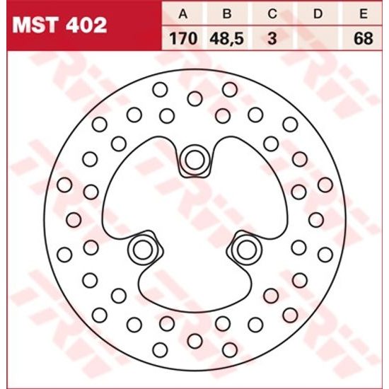 Brzdový kotouč MST402