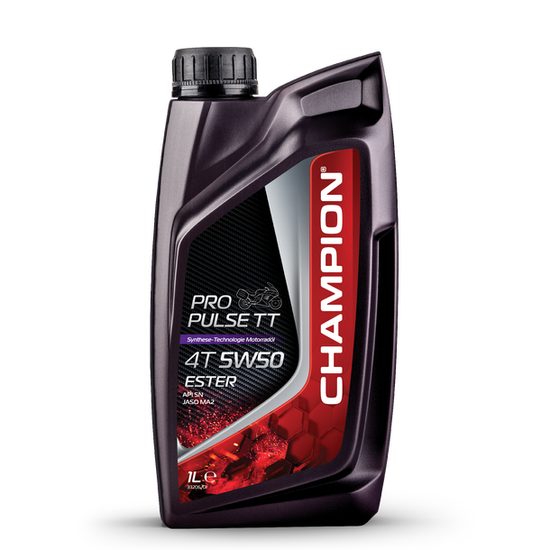 Motorový olej Champion PRO PULSE TT 4T 5W50 ESTER, 1 litr
