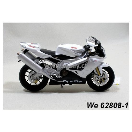 Model Aprilia RSV 1000R (silver) 1:10