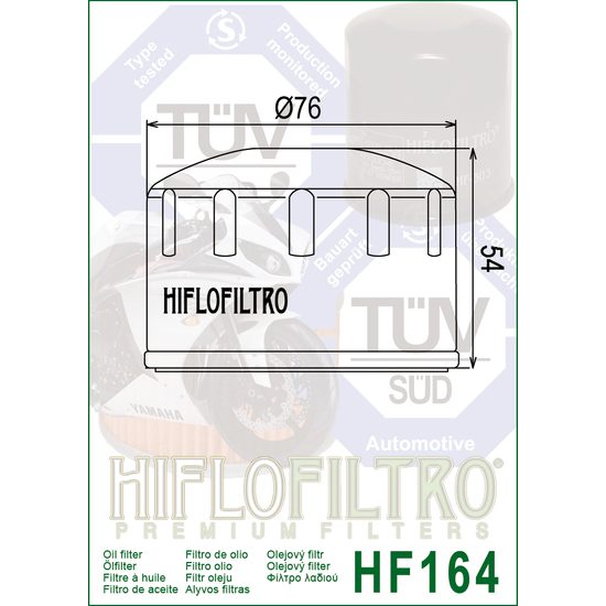 Olejový filtr HF164 BMW