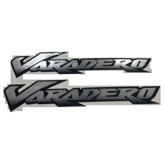 Samolepa Varadero - černo stříbrná