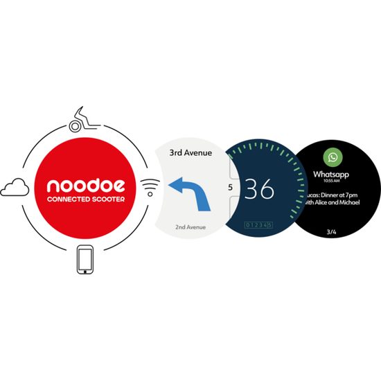 NEW DOWNTOWN 125i ABS - černá