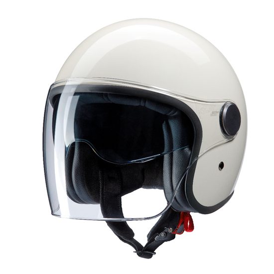 Moto helma RB-862 světle bílá