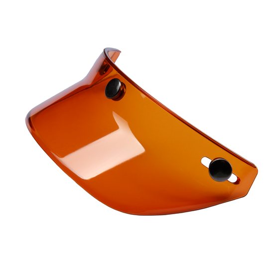 Štít HIP oranžové pro JET přilby s 3 patentky