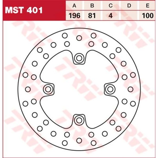 Brzdový kotouč MST401