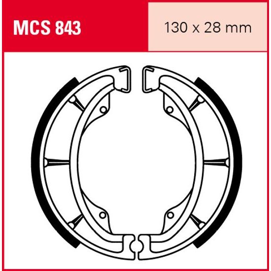 Brzdové pakny MCS843