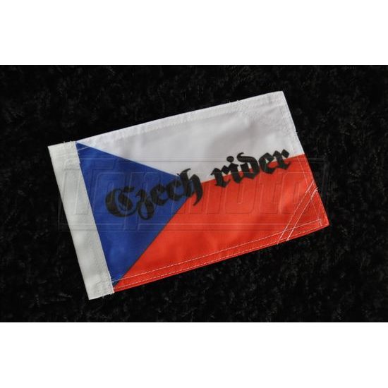 Moto česká vlaječka CZECH RIDER velká